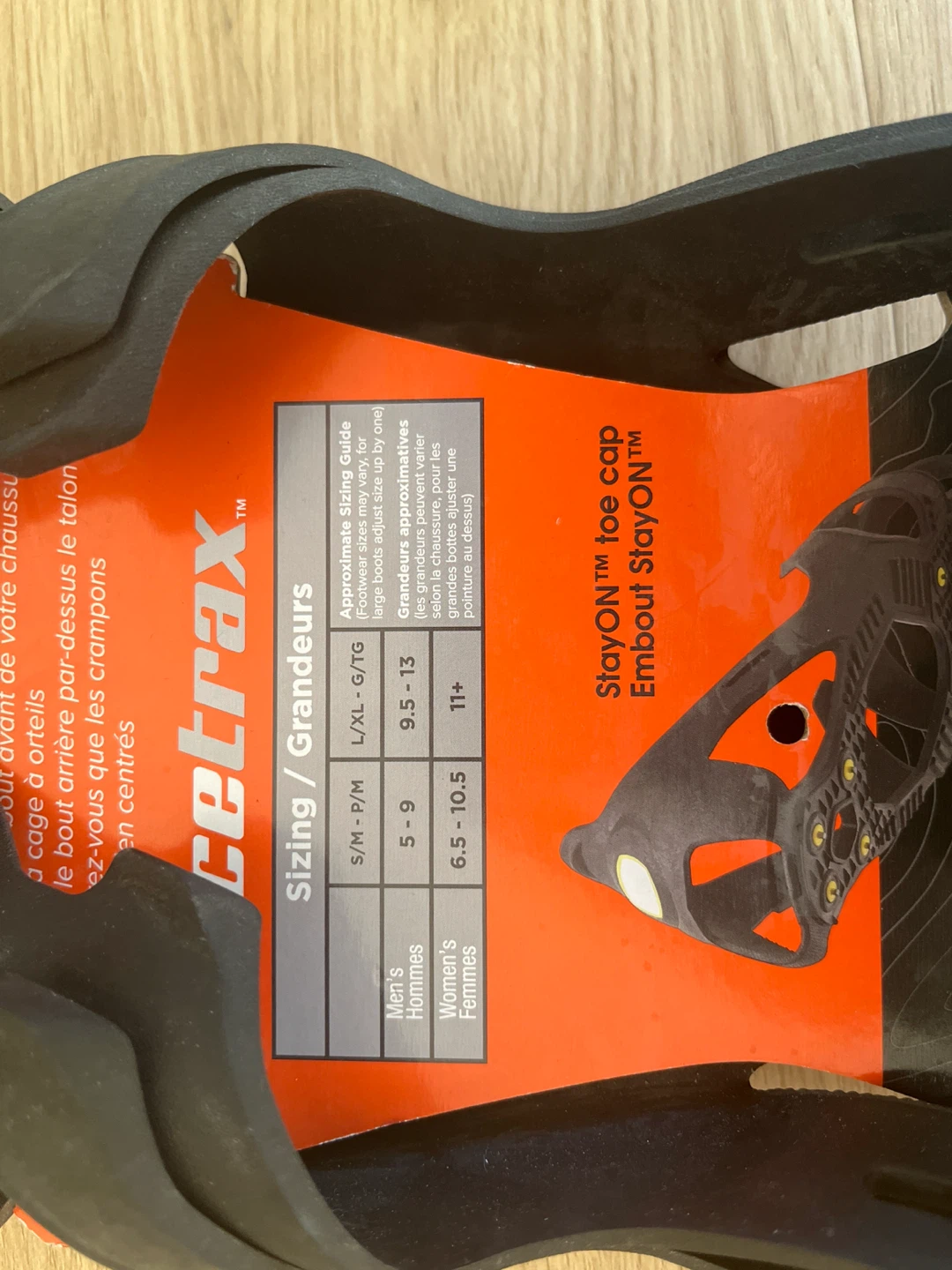 Icetrax StayON Toe Cap Ice Cleats L/XL - photo 3
