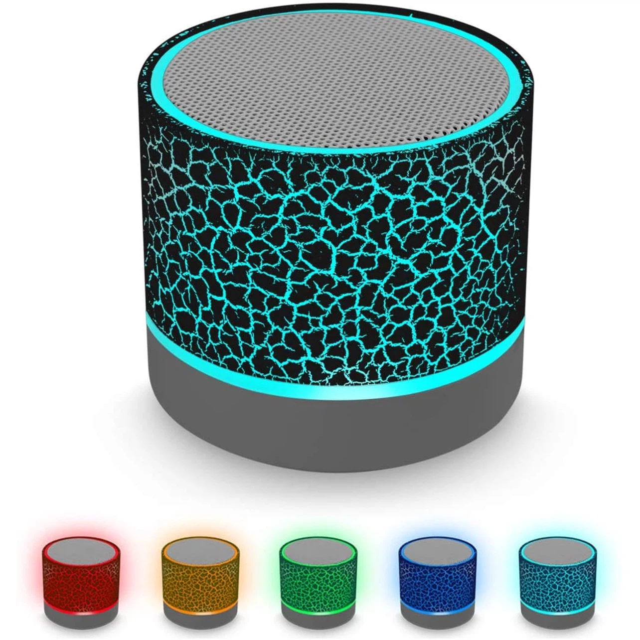 Portable Bluetooth Speaker with LED Light
