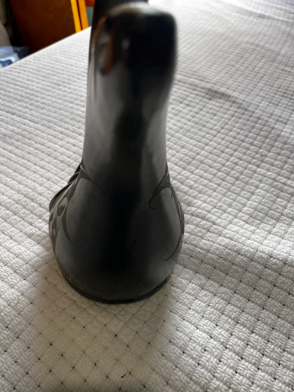 Oaxacan Black Clay Fish Figurine - photo 5