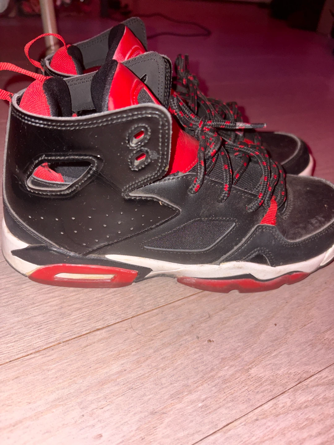 Jordan Sneakers Black and Red - photo 2