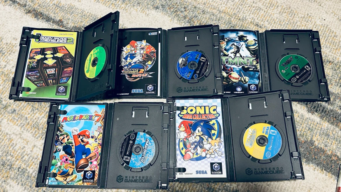 Nintendo GameCube Games – Mario Party 7, Sonic, TMNT – 5 Games - photo 2