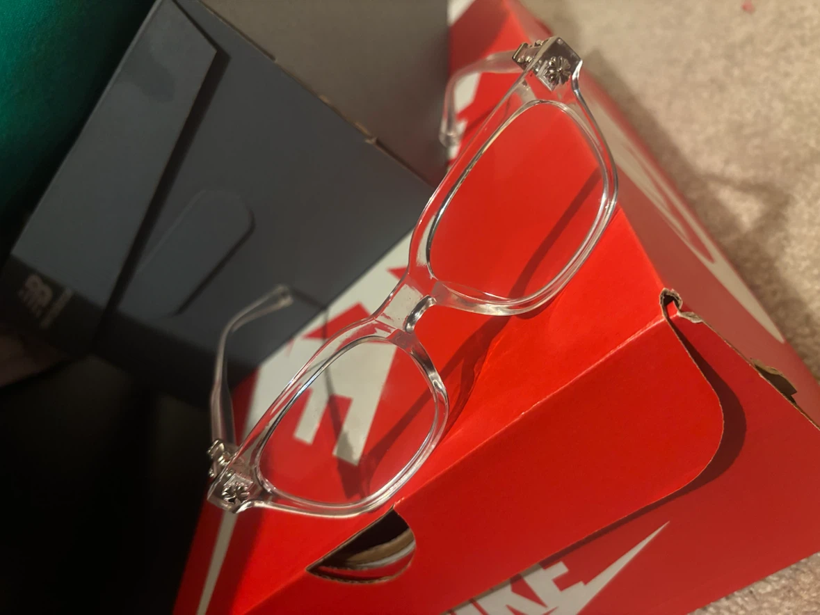 Chrome Hearts Clear Frame Glasses