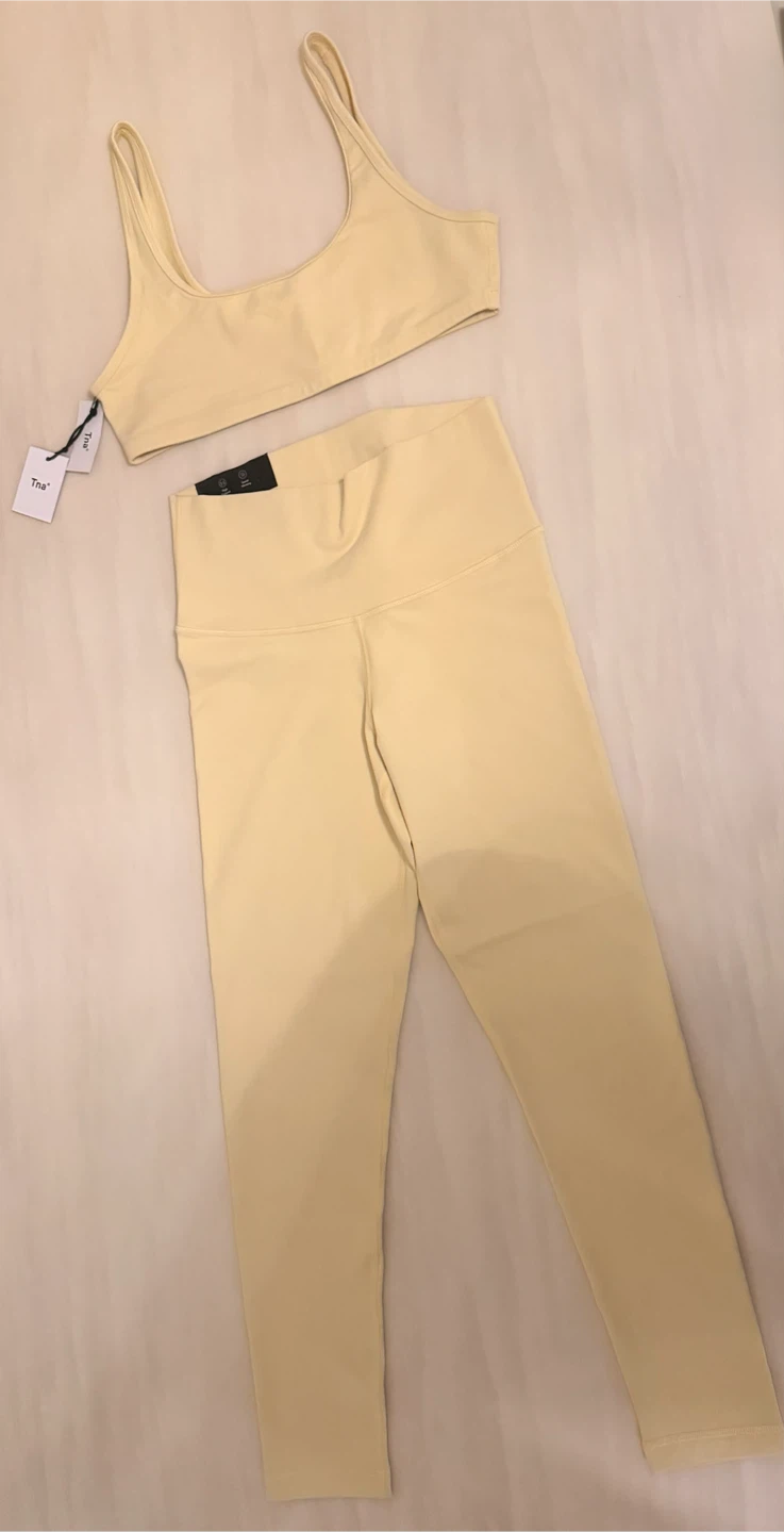 Aritzia TnaLIFE High-Rise Legging and Bra Set