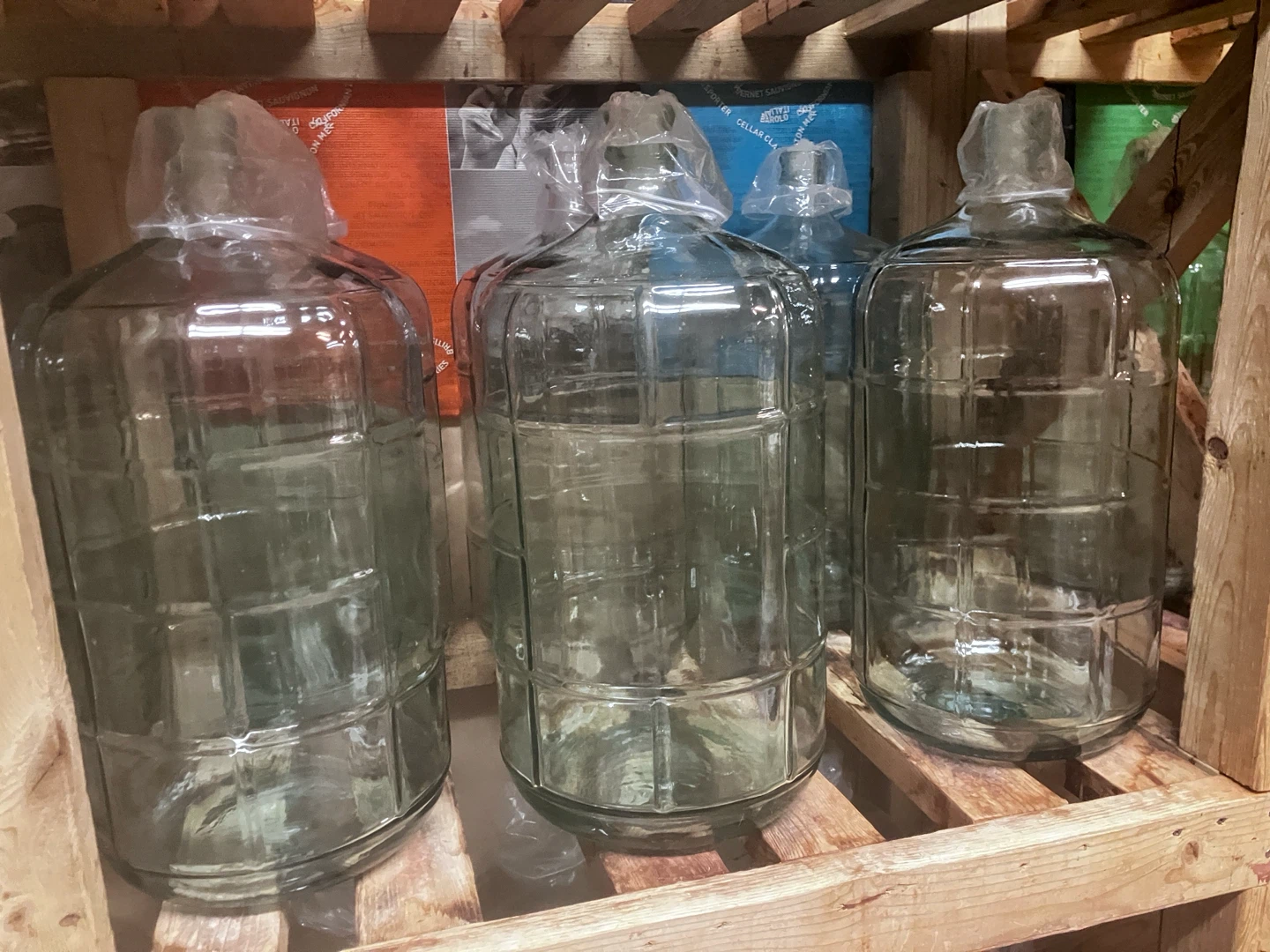 Glass Carboy Fermenters $20 each - photo 4
