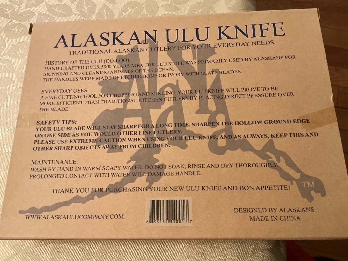 Alaskan Ulu Knife with Cultured Antler Handle - photo 4