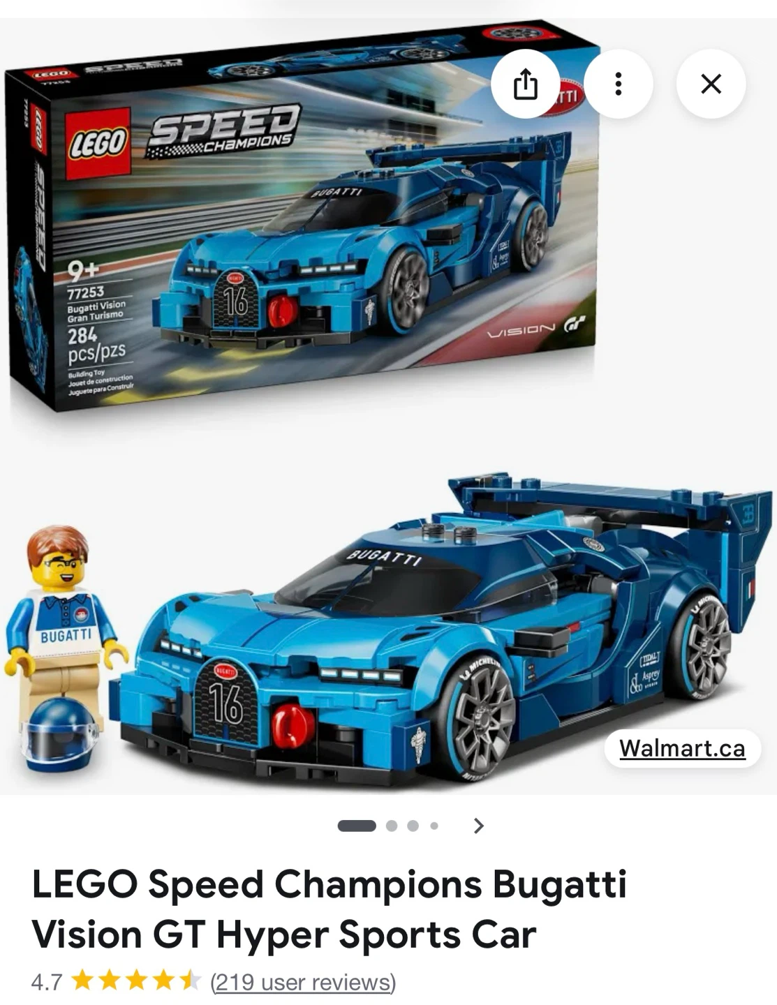 LEGO Speed Champions Bugatti Vision GT Hyper Sports Car 77253 - photo 5
