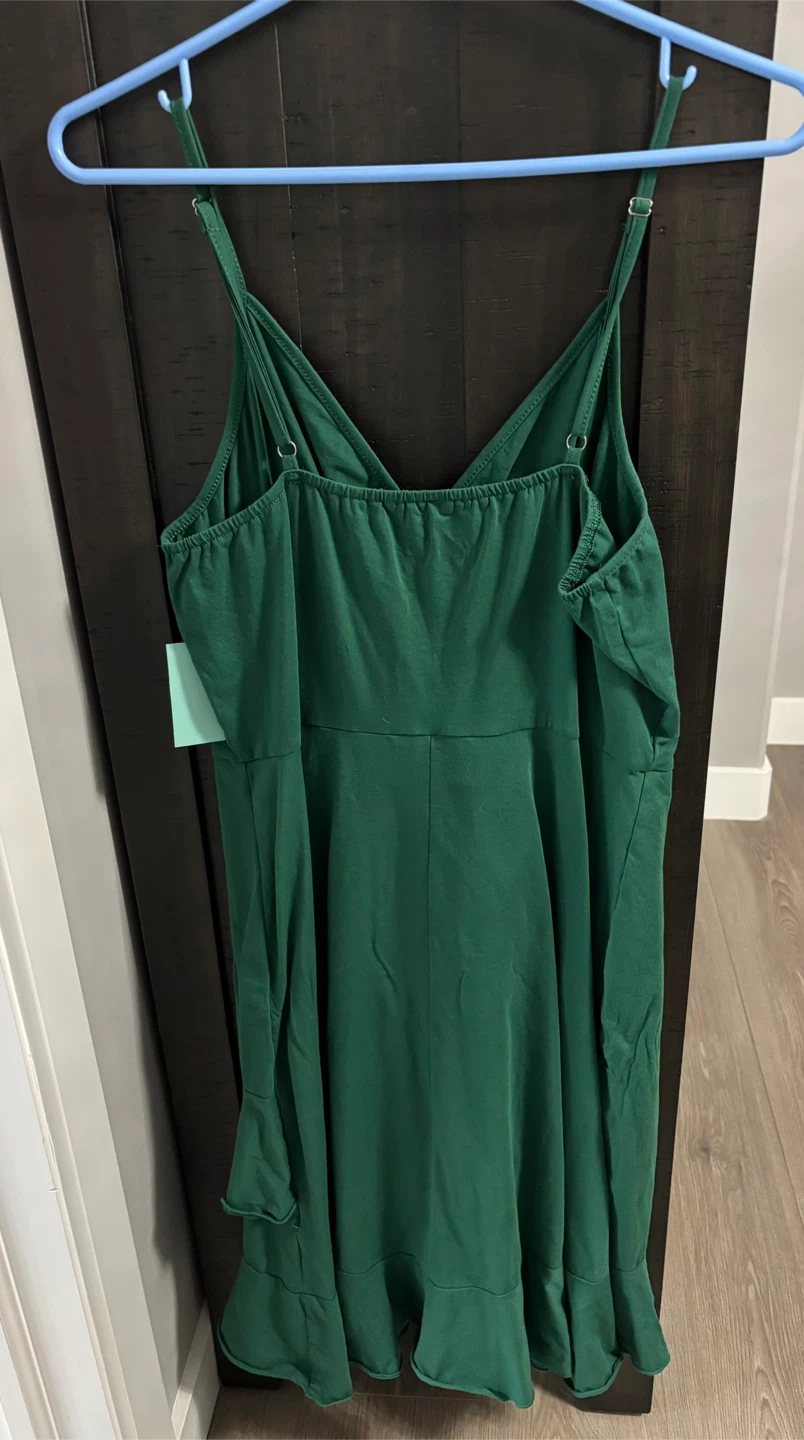 Green Ruffle Hem Dress - photo 2