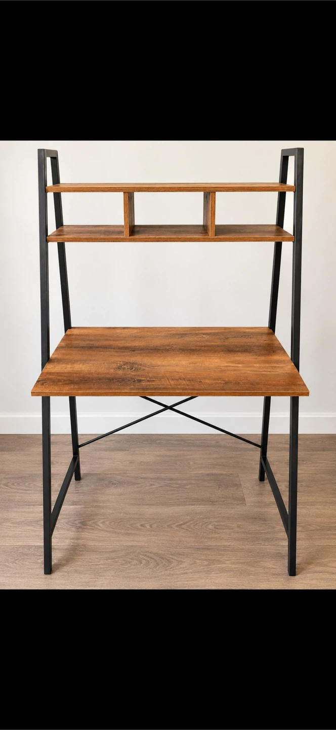 Small Desk with Shelving - photo 3