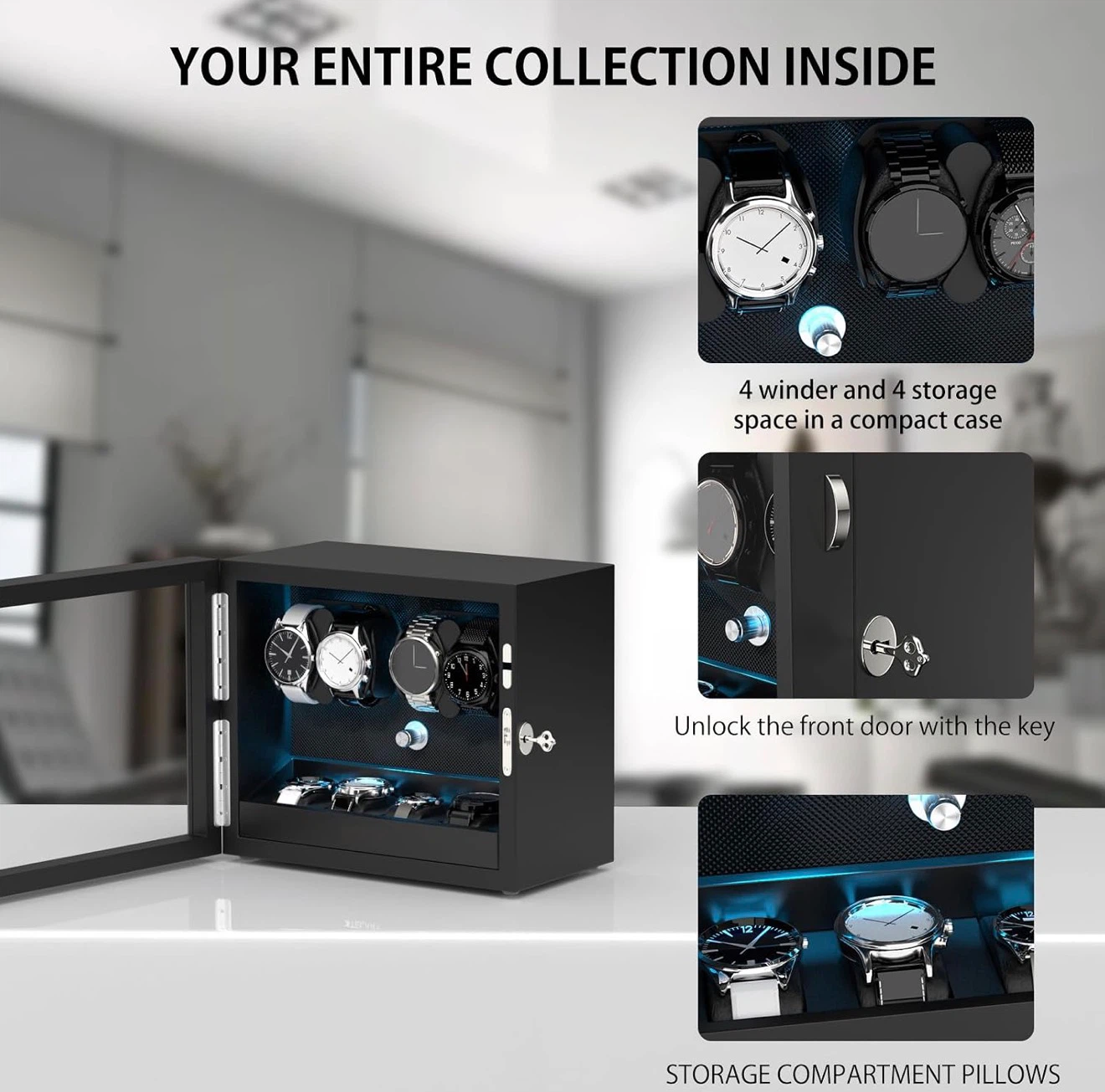 DUKWIN Lockable Watch Winder - photo 3