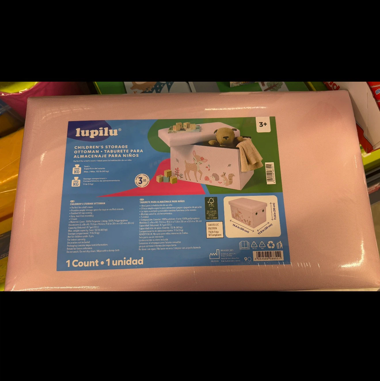 Children's Storage Ottoman