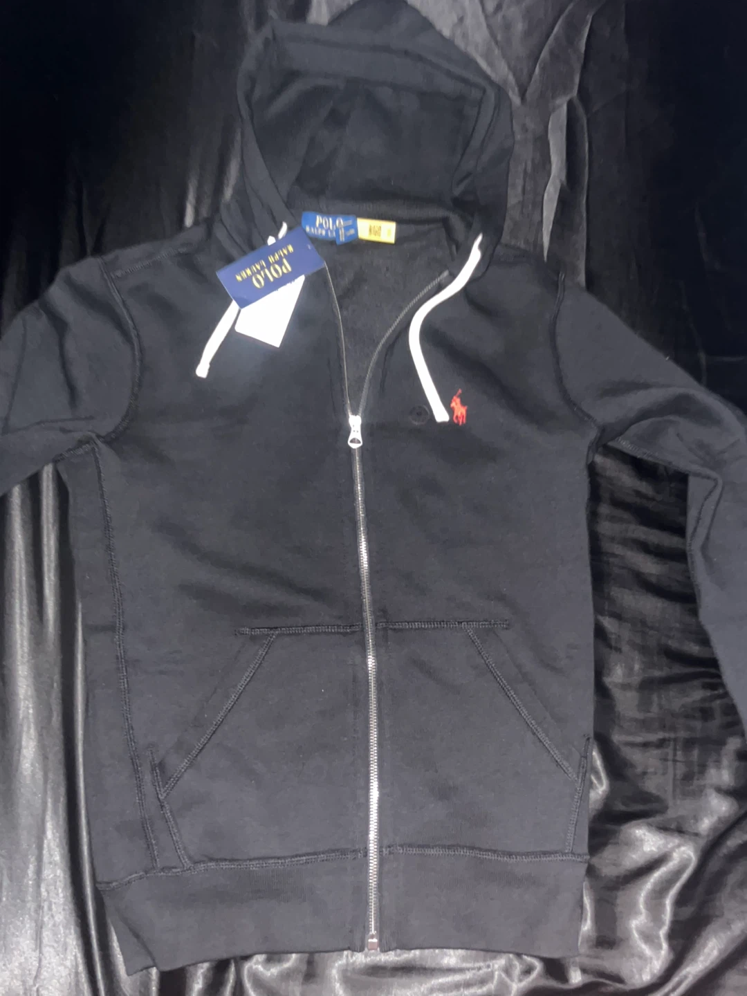 Polo Ralph Lauren Black Zip-Up Hoodie and Sweatpants Set - photo 3