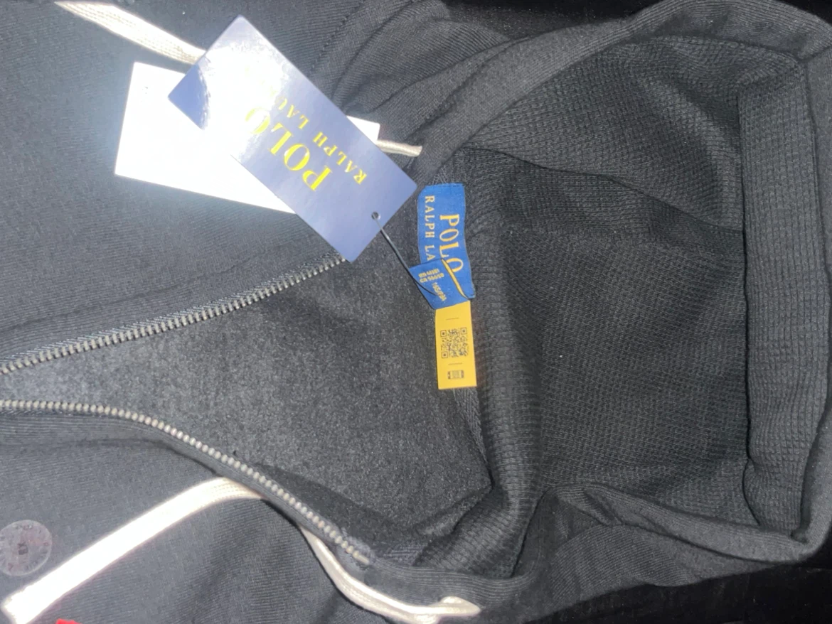 Polo Ralph Lauren Black Zip-Up Hoodie and Sweatpants Set - photo 4