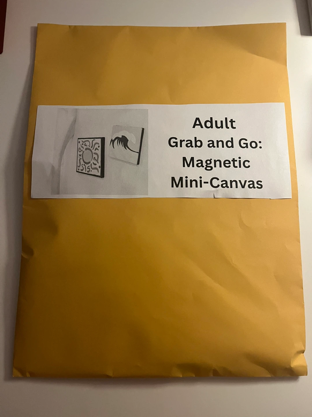 Adult Grab and Go Magnetic Mini-Canvas