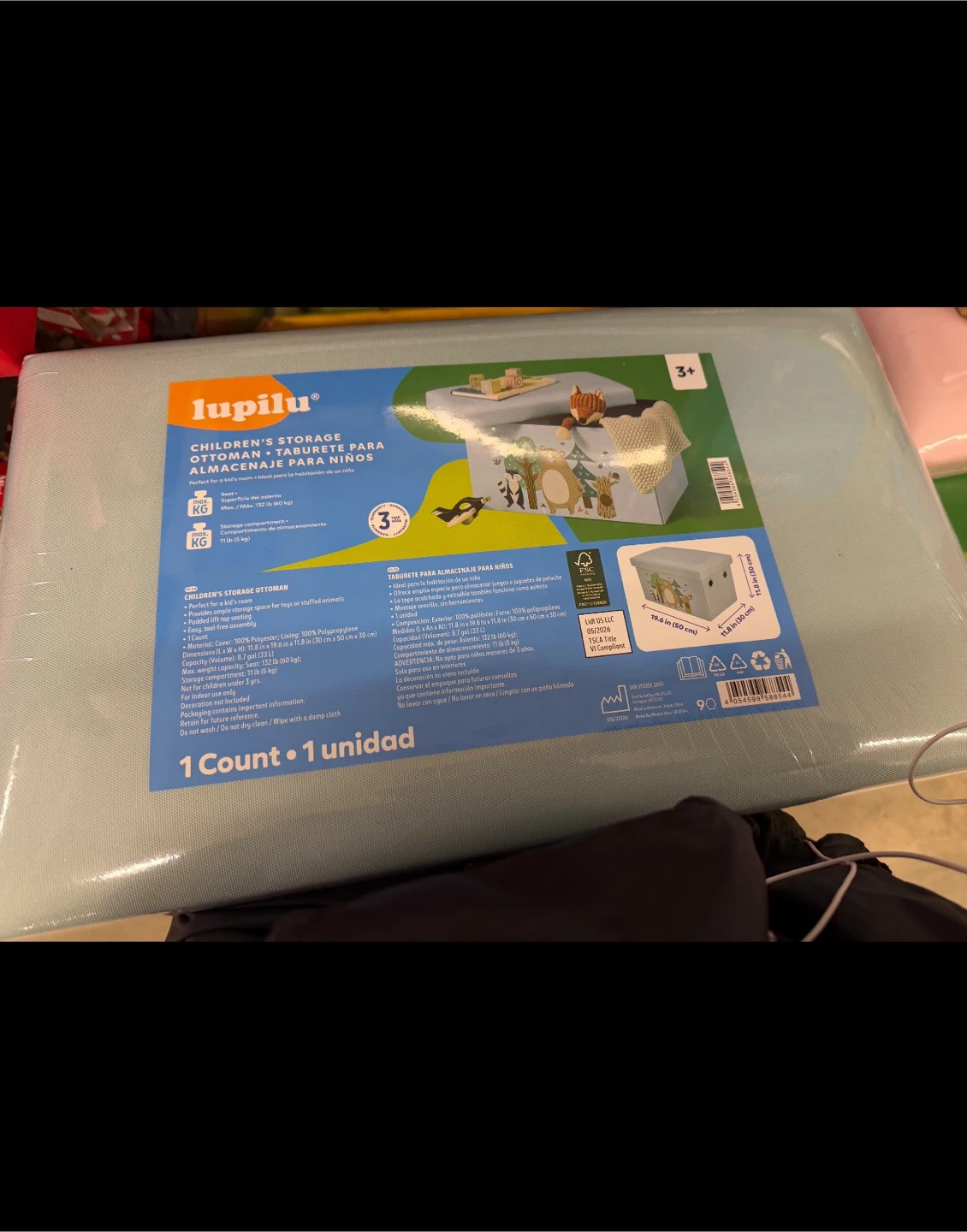 Children's Storage Ottoman
