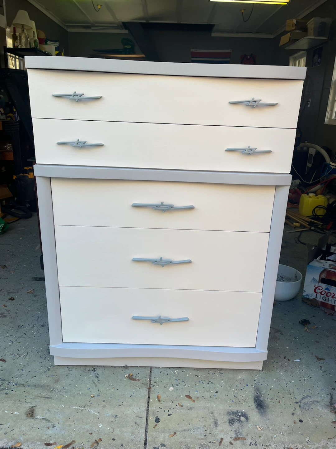 Five-Drawer Wooden Dresser