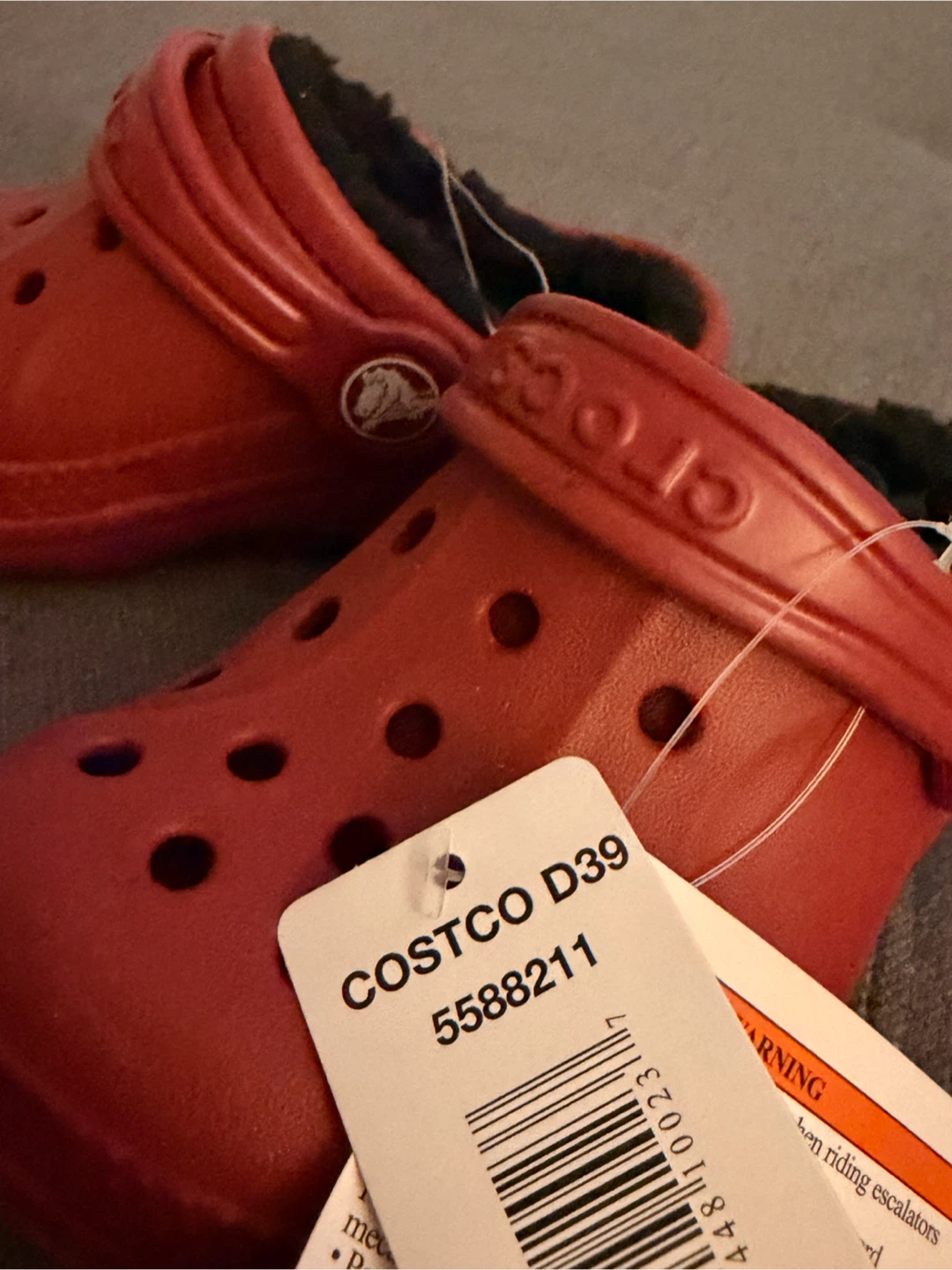 New Crocs Lined Clogs Red - photo 2