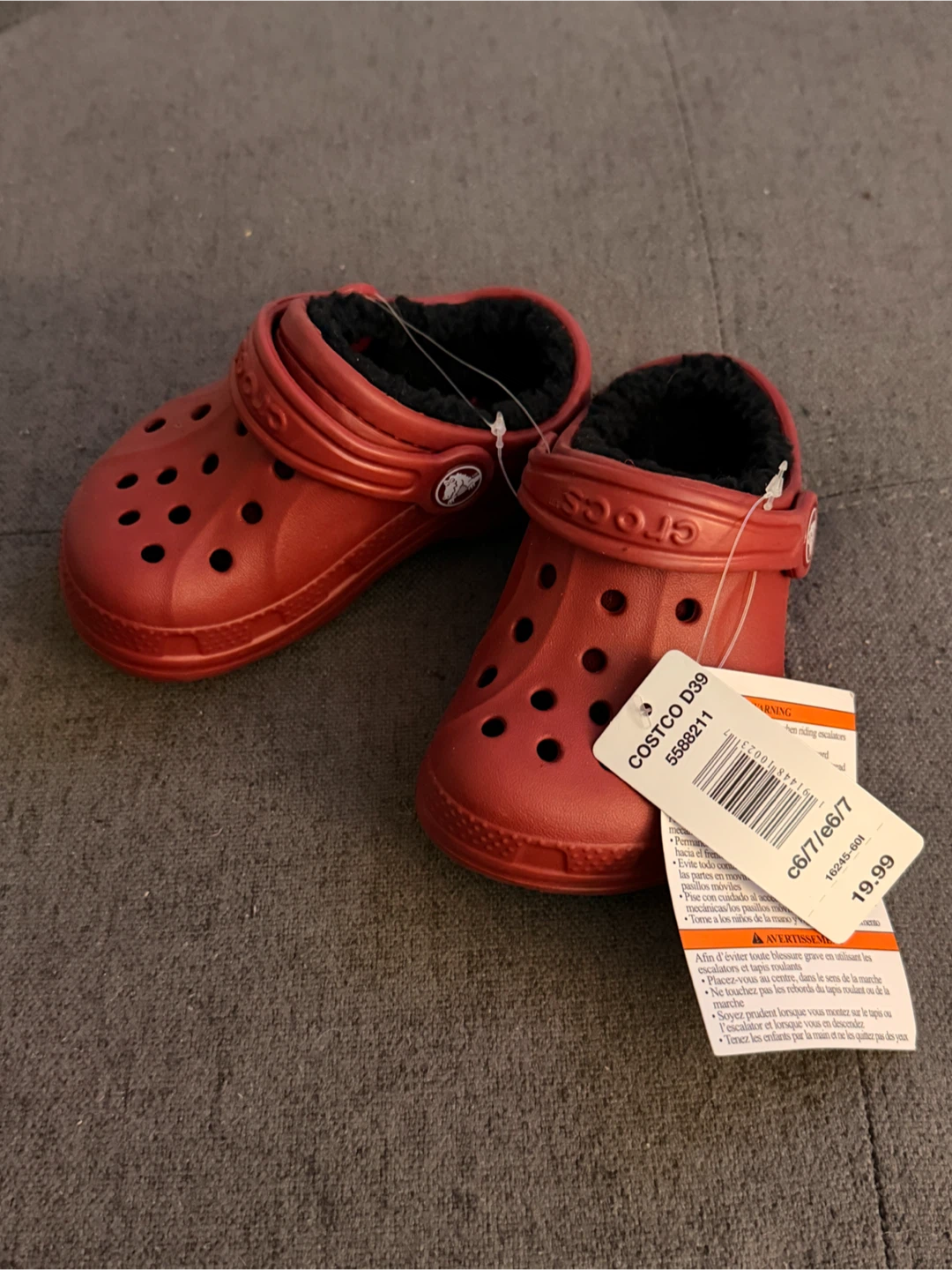 New Crocs Lined Clogs Red - photo 3