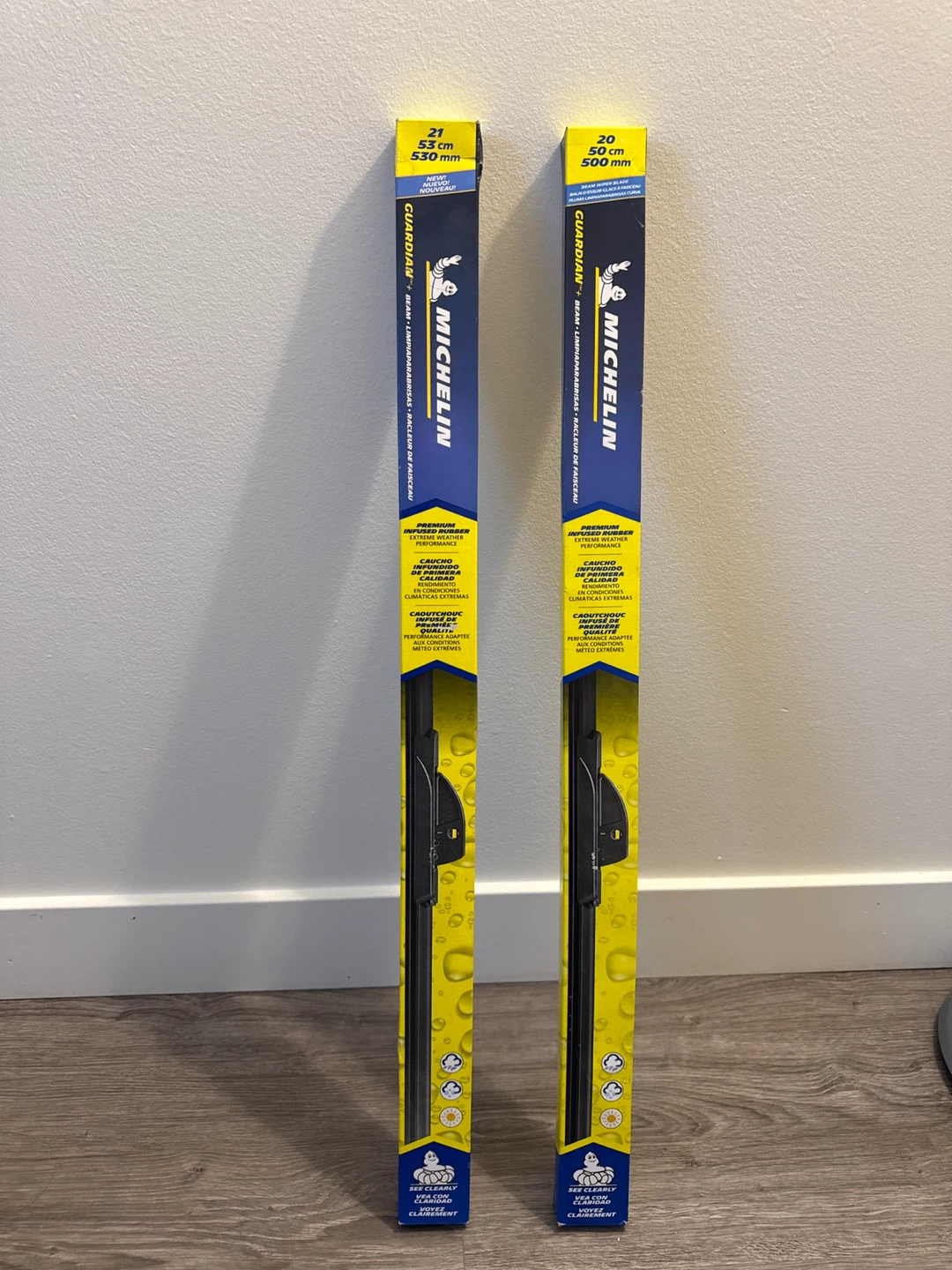 Michelin Guardian Beam Wiper Blades 21 inch and 20 inch
