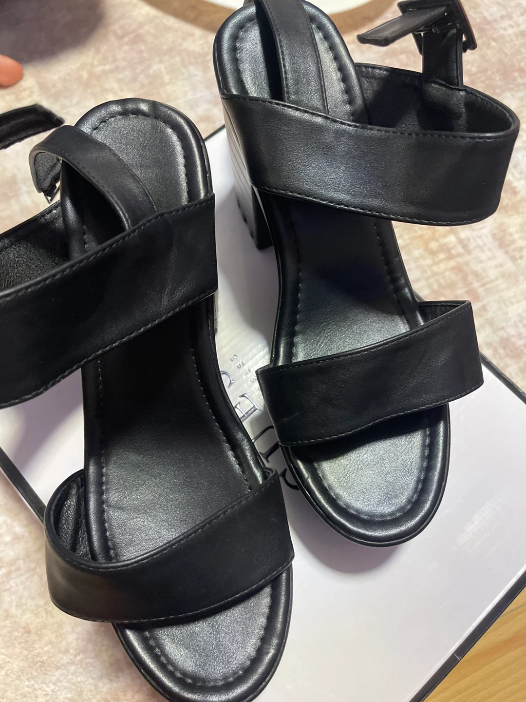 Black MDE Platform Sandals - photo 2