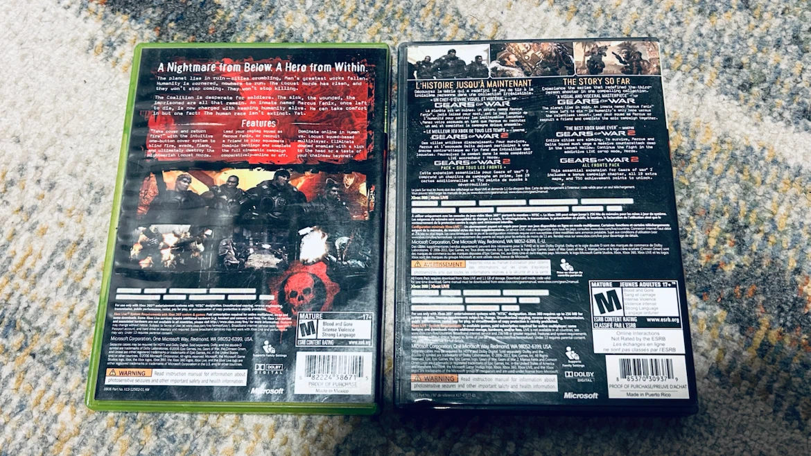 Xbox 360 Gears of War Games – Original & Triple Pack – 2 Games - photo 4