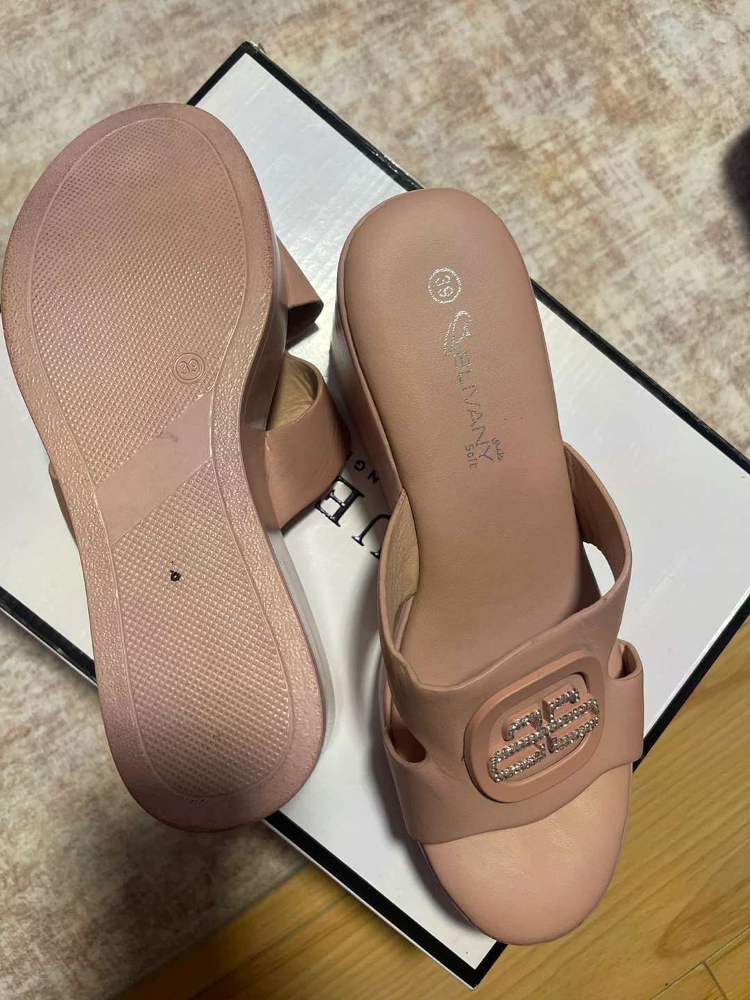 Slivany Soft Pink Platform Sandals - photo 2