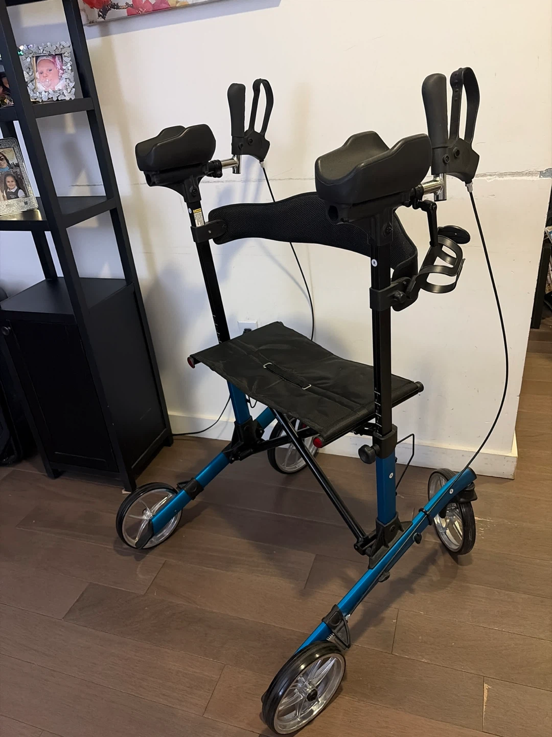 Upright Rolling Walker with Seat - photo 2