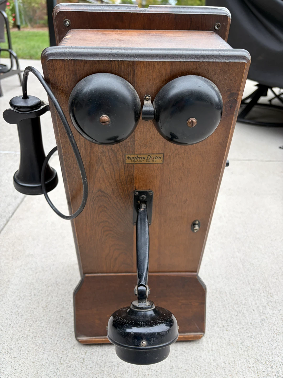 Vintage Northern Electric Wall Telephone