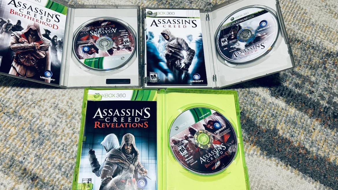 3 Assassin’s Creed games for Xbox 360 - photo 2