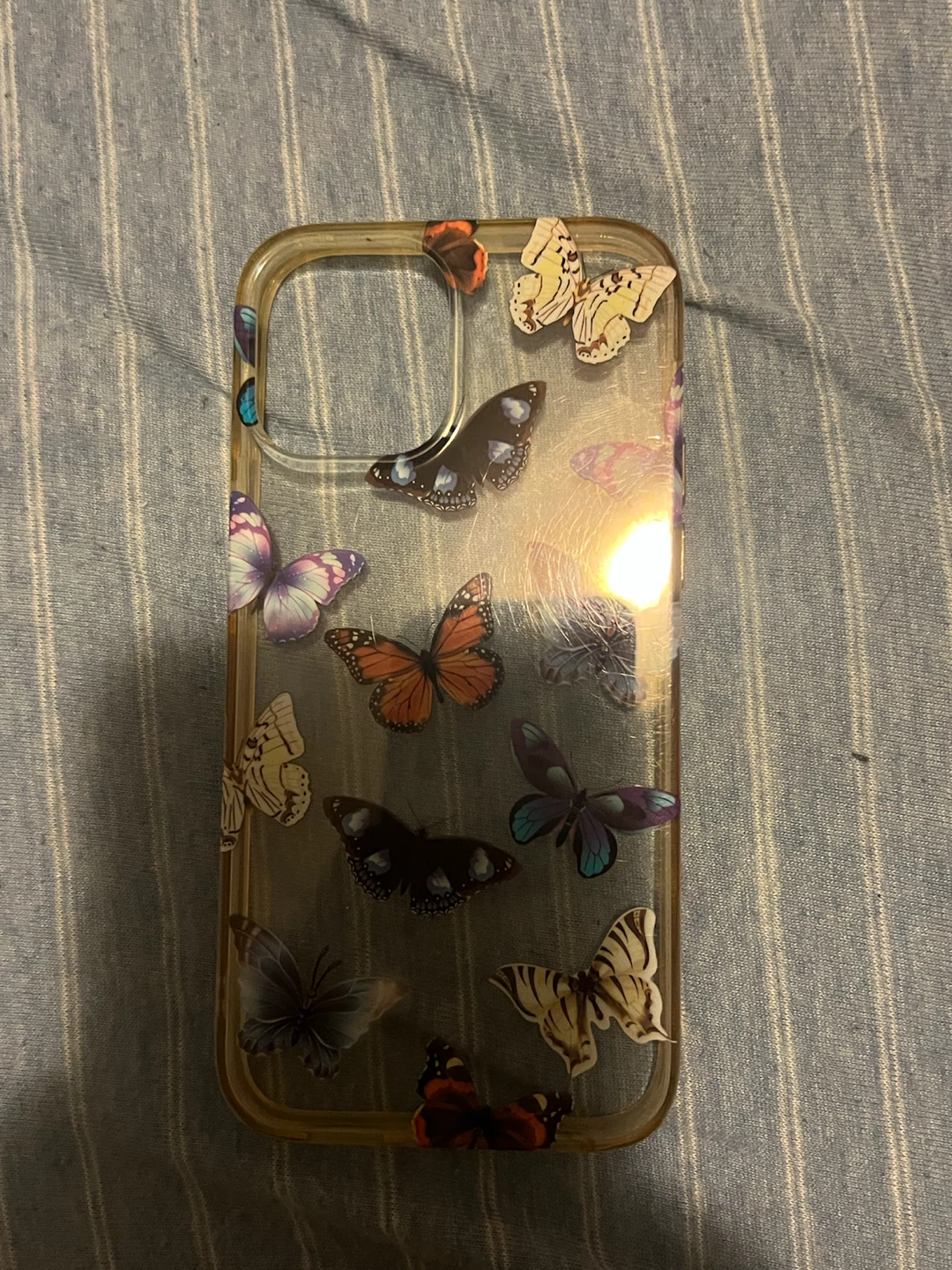 Clear Butterfly iPhone 12 Case