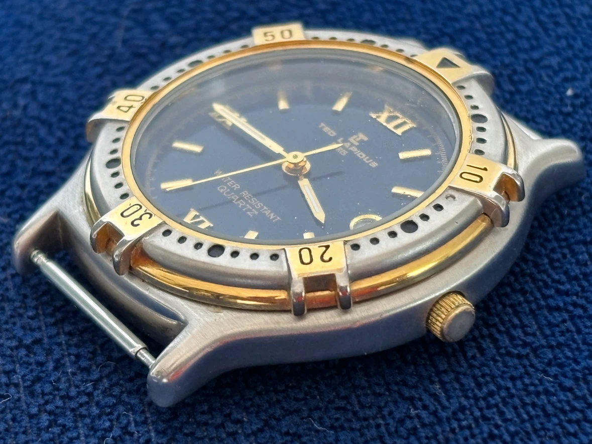 Vintage Ted Lapidus Gold Plated French Watch - photo 3