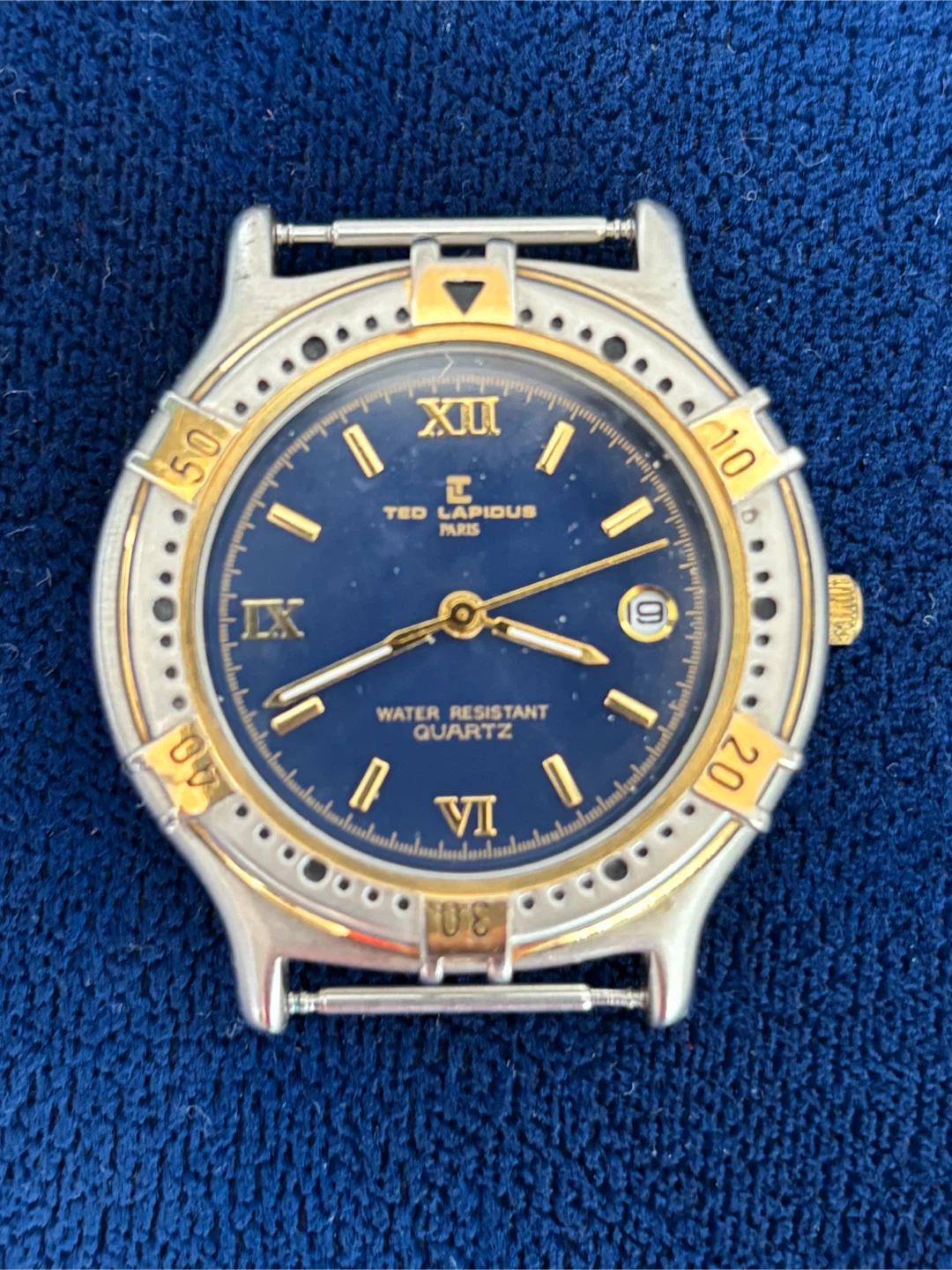 Vintage Ted Lapidus Gold Plated French Watch - photo 4