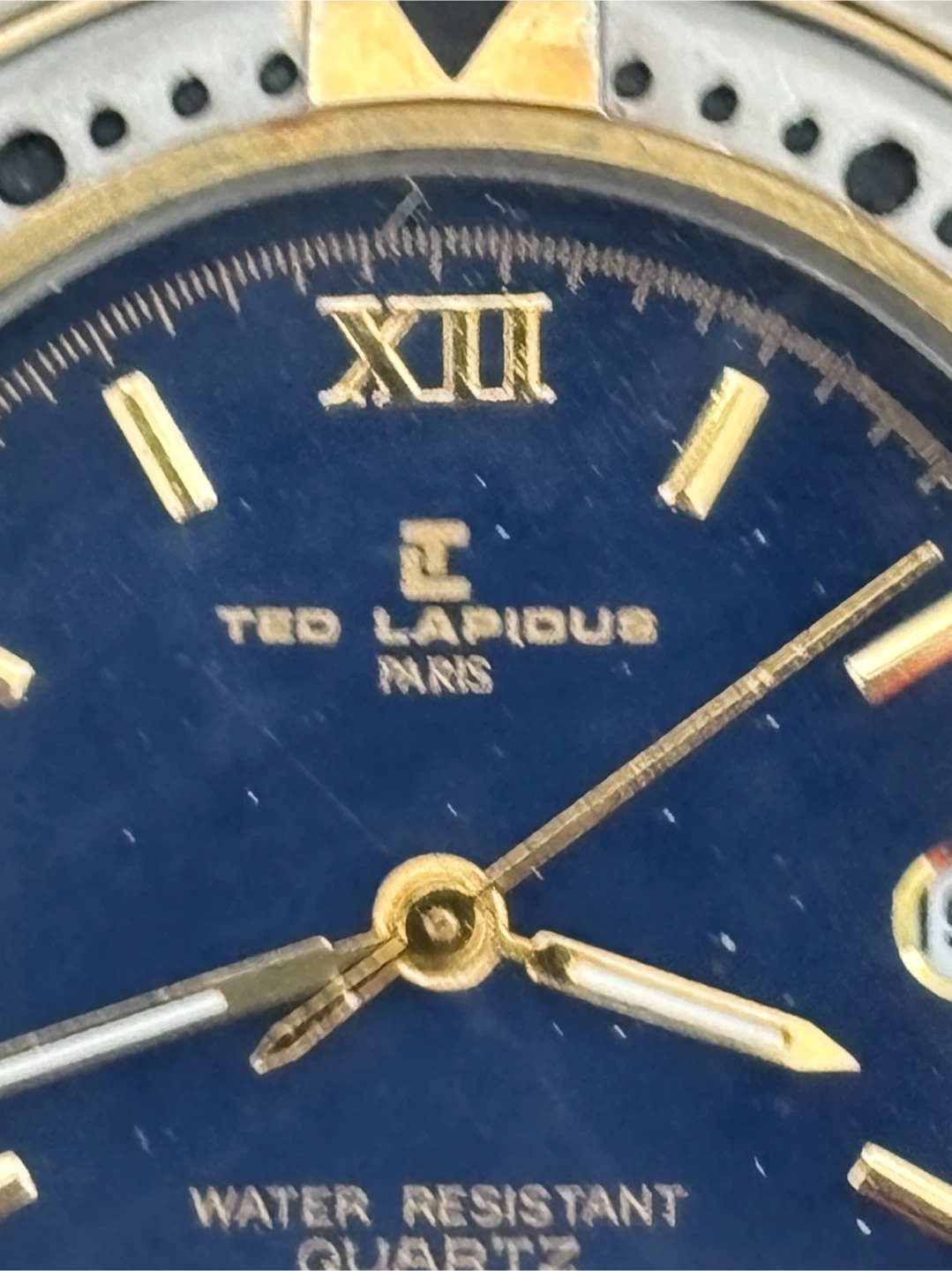 Vintage Ted Lapidus Gold Plated French Watch - photo 5