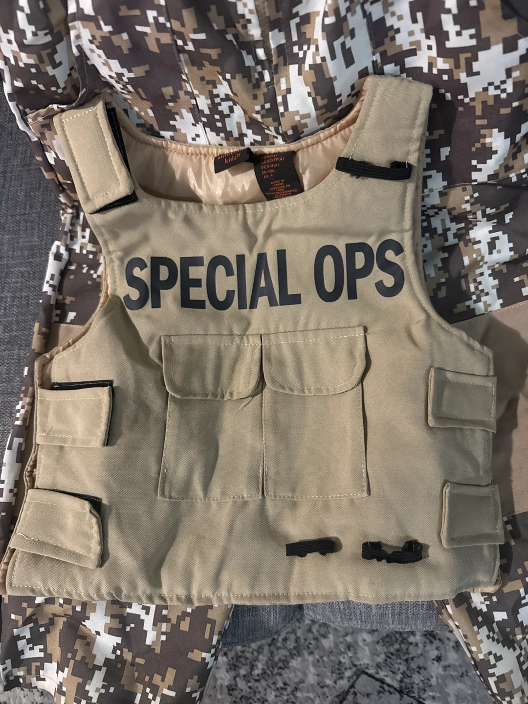 Authentic Kids Special Ops Costume Size 4 - photo 2