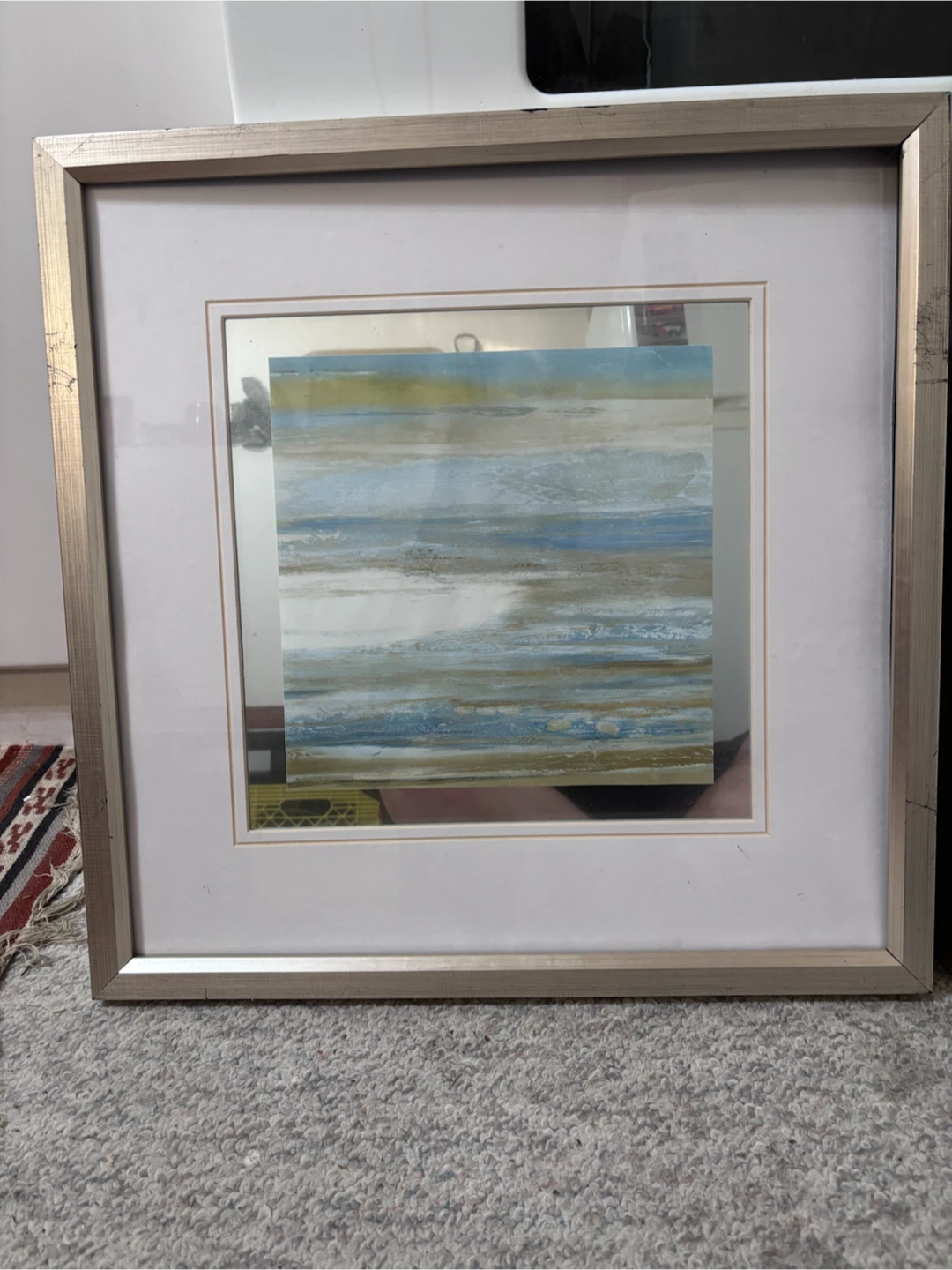 Set of Two Framed Abstract Wall Art Pieces - photo 2