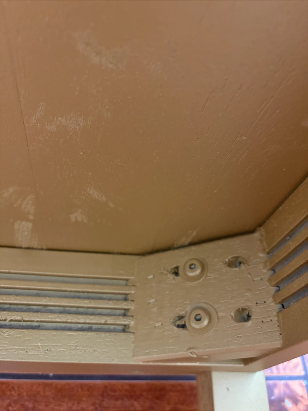Gold Painted Wooden Dining Chair - photo 3