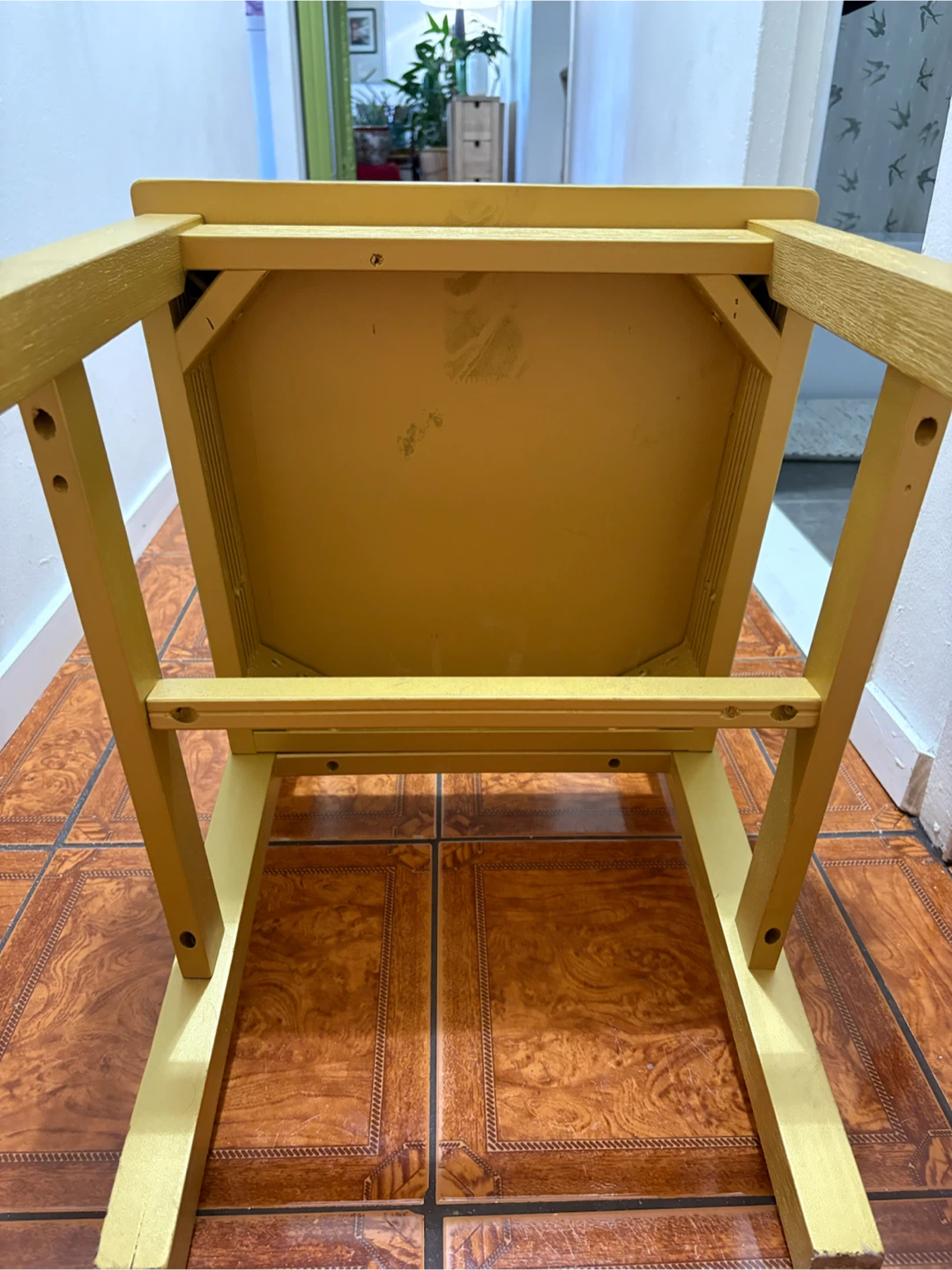 Gold Painted Wooden Dining Chair - photo 4