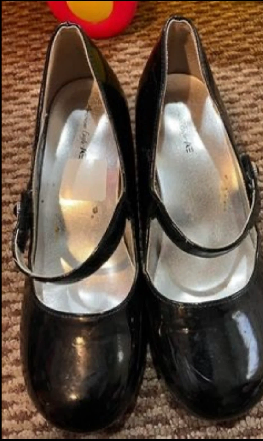 Kid black  Dress Shoe ~ Size 3