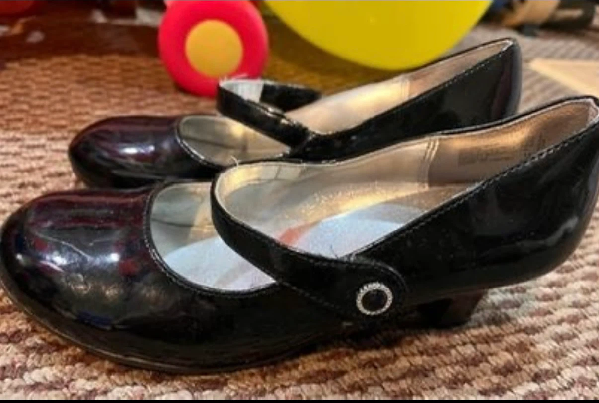 Kid black  Dress Shoe ~ Size 3 - photo 2