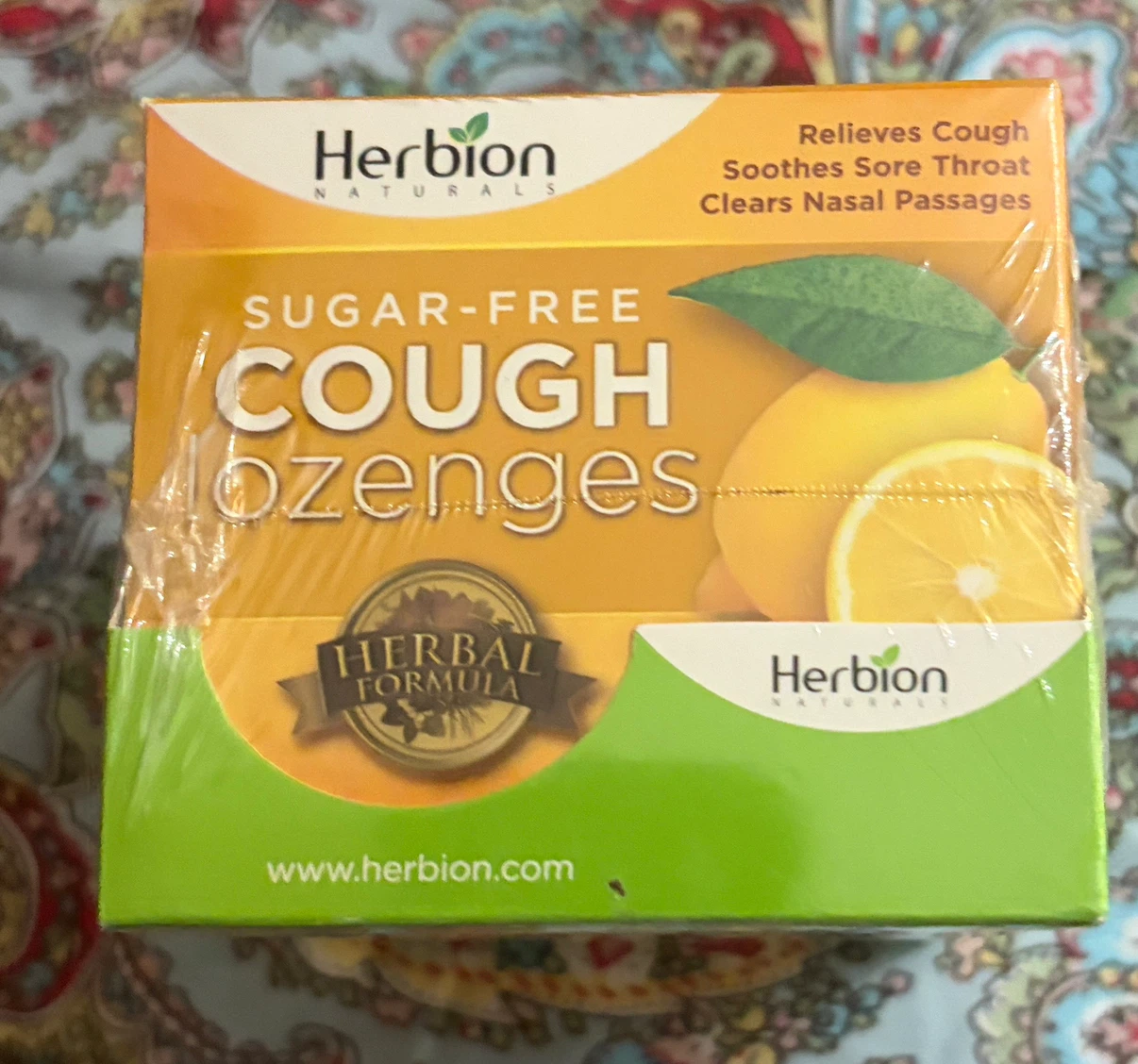 Herbion Naturals Sugar-Free Cough Lozenges