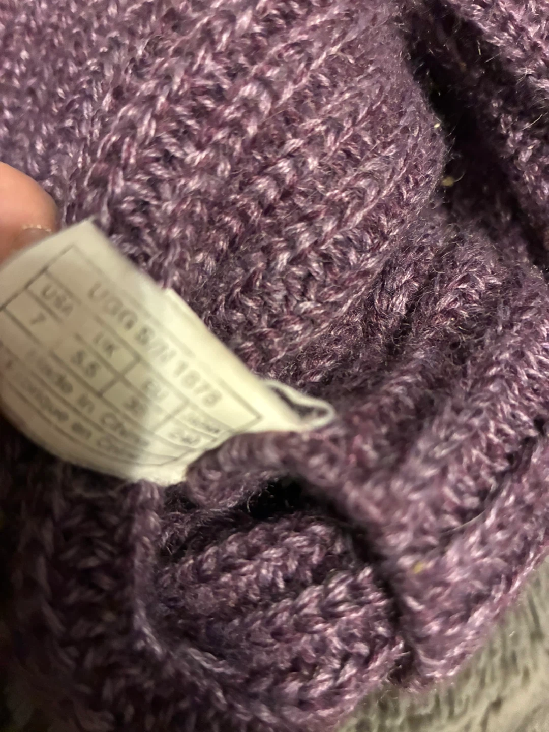 UGG Australia Knit Button Boots Purple - photo 5