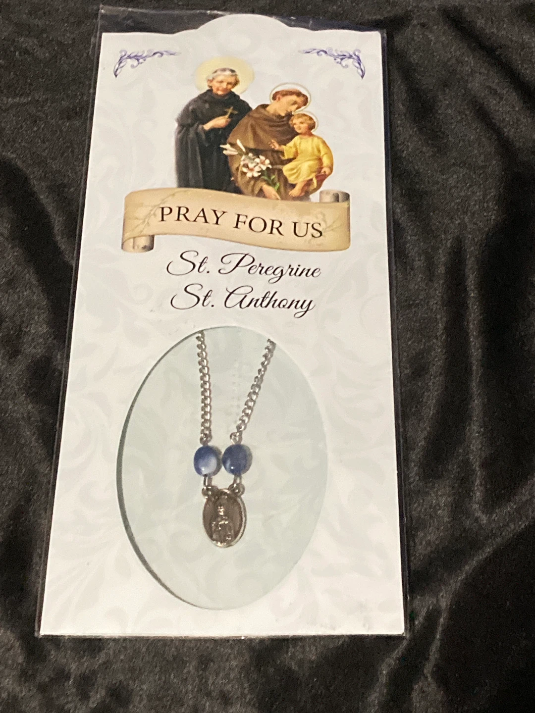 St. Peregrine and St. Anthony Necklace