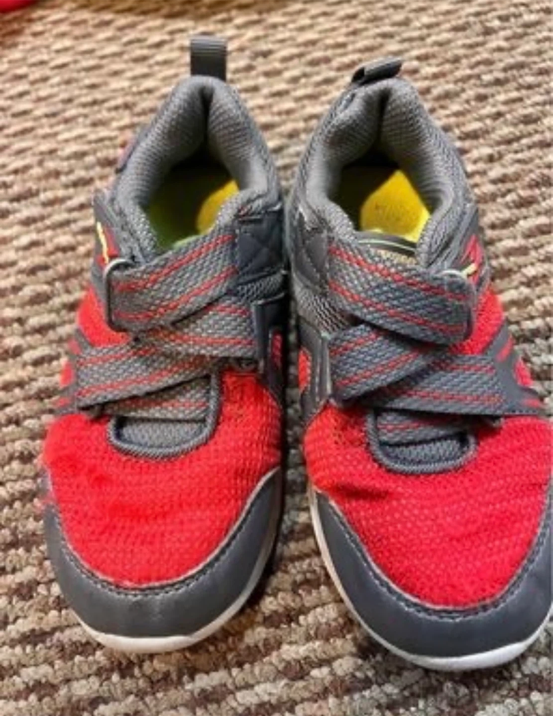 Skechers Boys Sneakers Red and Grey ~ Size 10