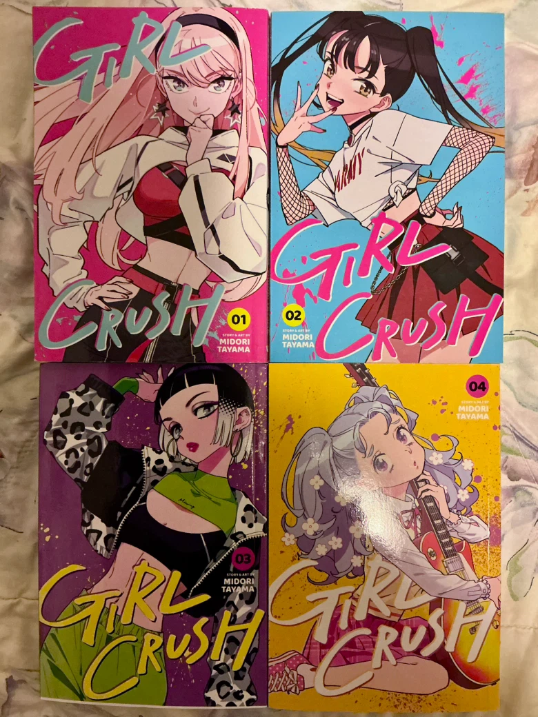 Girl Crush manga volumes 1-4