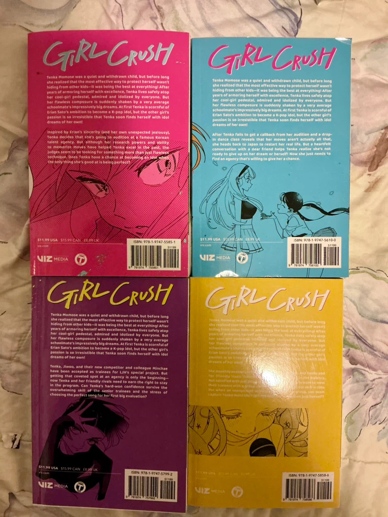 Girl Crush manga volumes 1-4 - photo 2