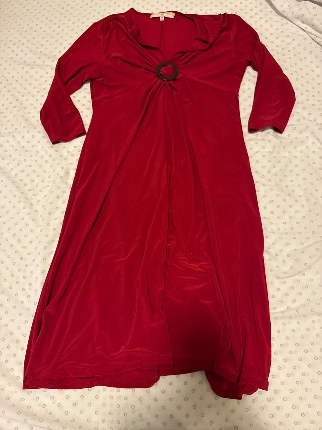 Evan-Picone Red Petite Dress