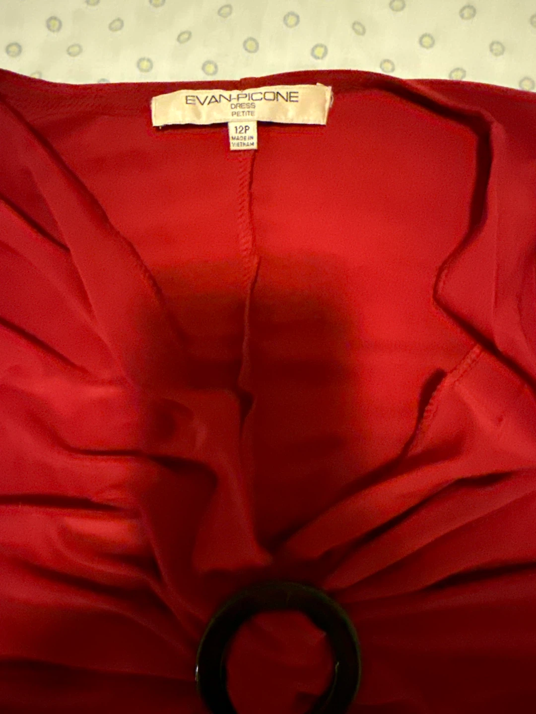 Evan-Picone Red Petite Dress - photo 2