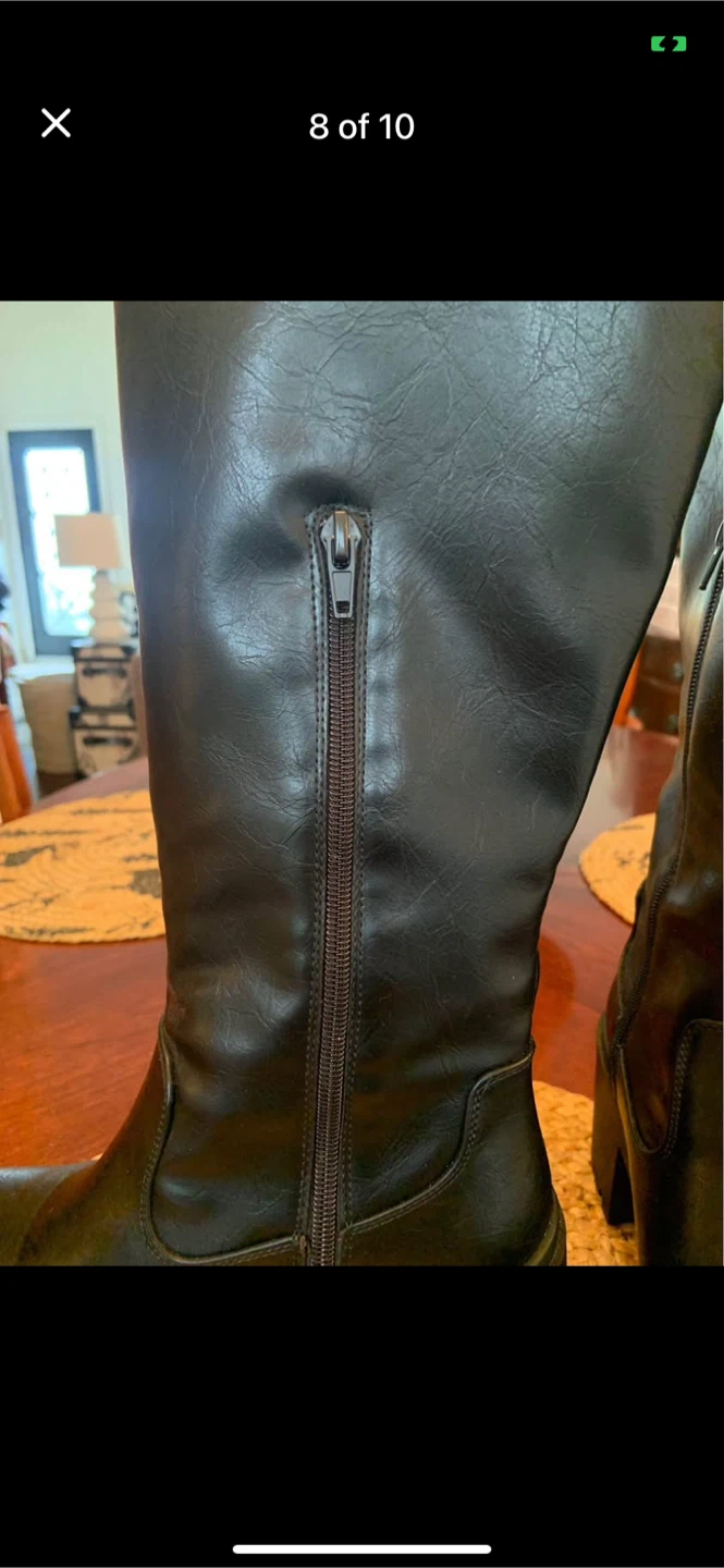 NEW WOMEN’S BLACK ‘ DIRTY LAUNDRY ‘ OAKLEIGH STEVE MADDEN BOOTS - photo 5