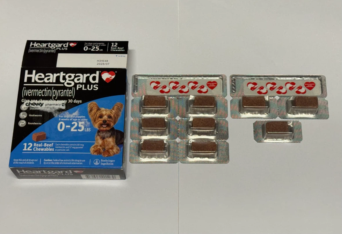 Heartgard Plus for Dogs 0-25 lbs