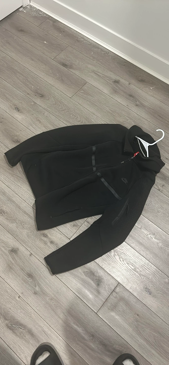 Nike Tech Fleece Full Zip Hoodie Black - photo 2