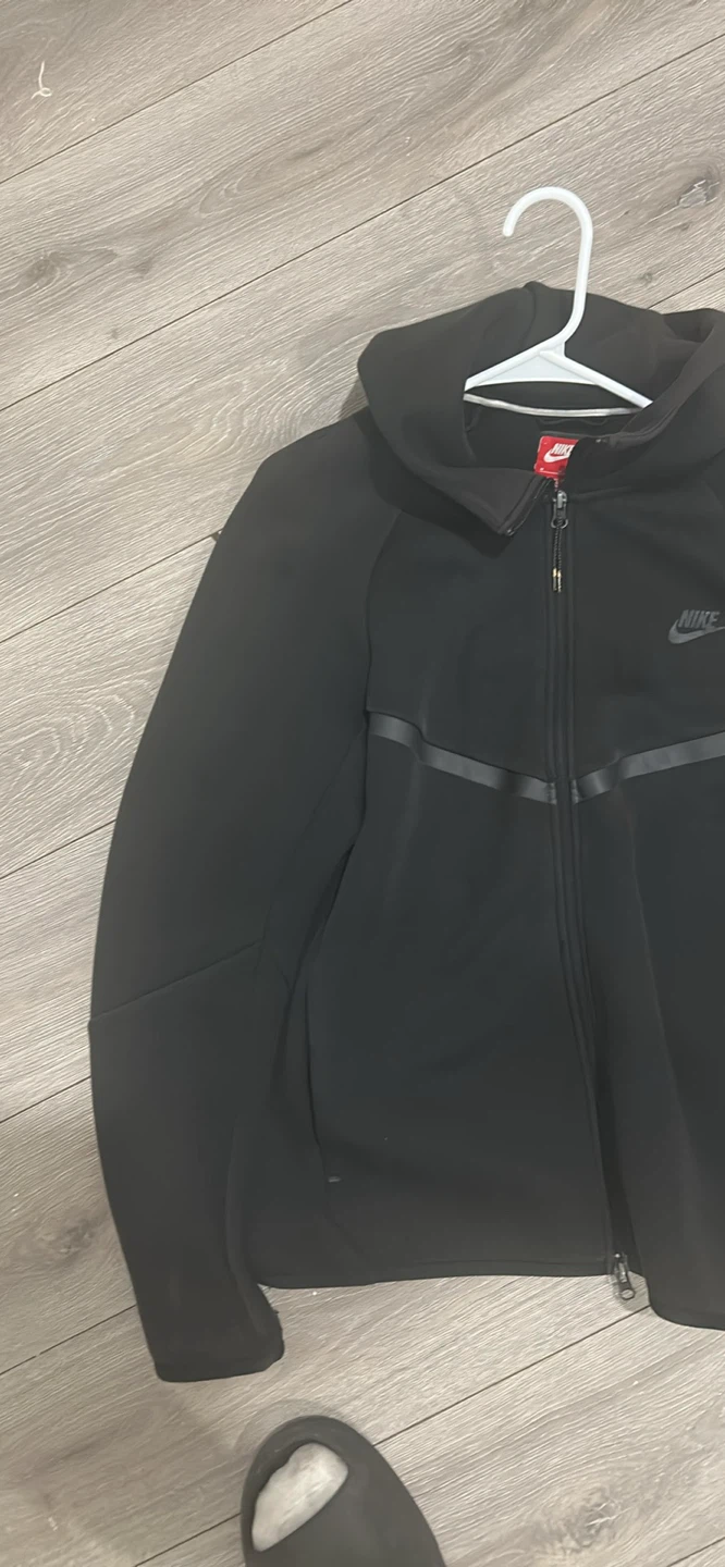 Nike Tech Fleece Full Zip Hoodie Black - photo 3